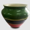 Ceramic Vase, National Flag Design, The Craft House, St. Kitts Nevis
