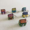 House Key Rings, Assorted Colours - The Craft House, St. Kitts Nevis