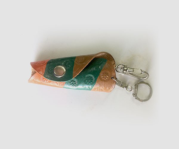 Leather Key Chain, The Craft House, St. Kitts Nevis